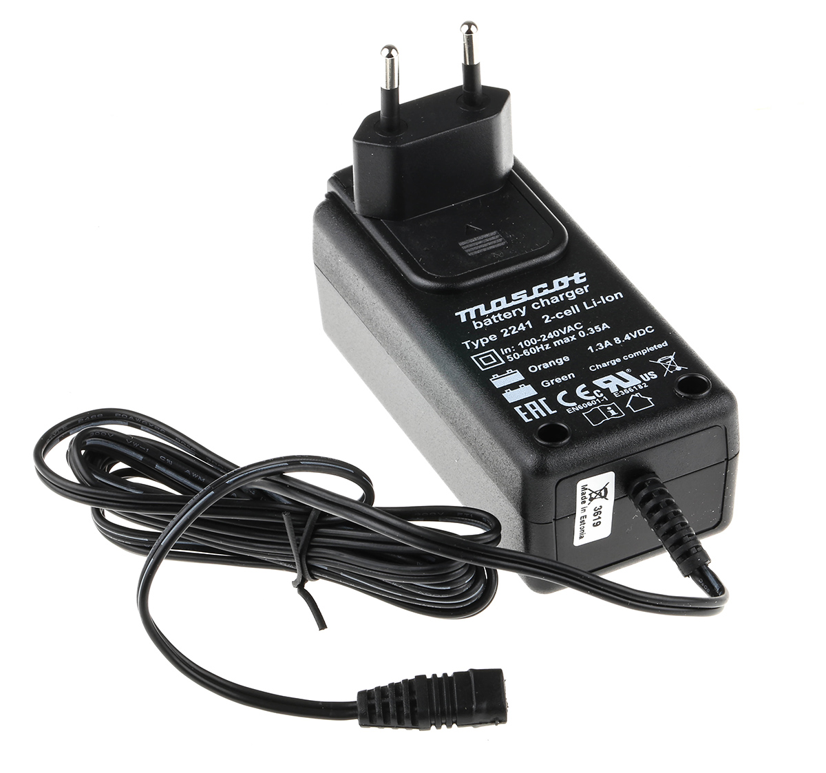 2241-li-2-elements Mascot 2240 Battery Pack Charger For, Lithium-ion, Battery Pack with UK, EU, US, AUS plug