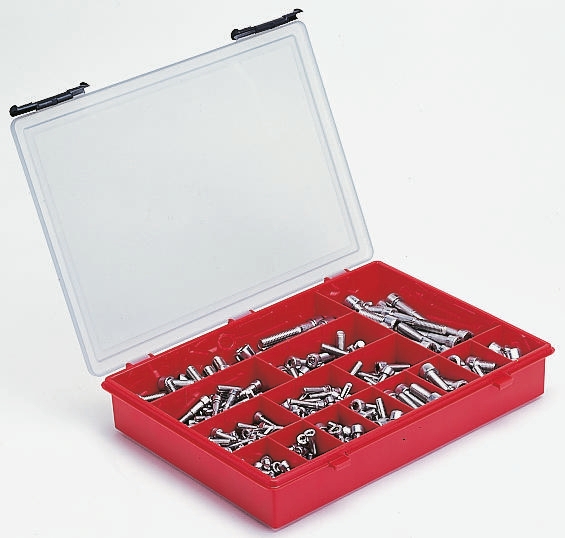 RS PRO Stainless Steel 431 Piece Hex Socket Drive Machine Screw Drive Screw/Bolt Kit