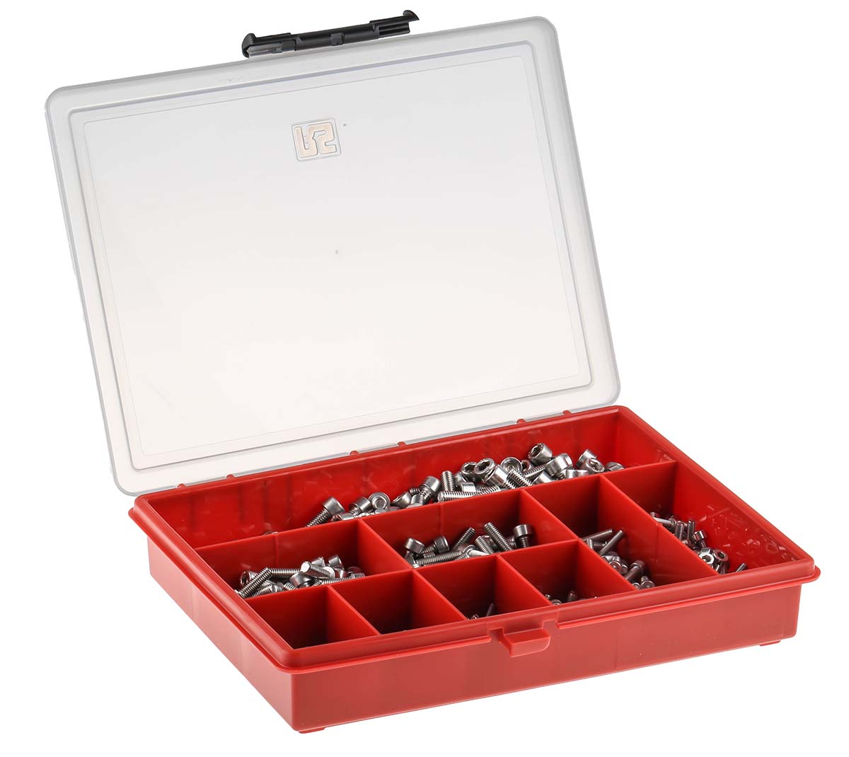 RS PRO Stainless Steel 545 Piece Hex Socket Drive Machine Screw Drive Screw/Bolt Kit