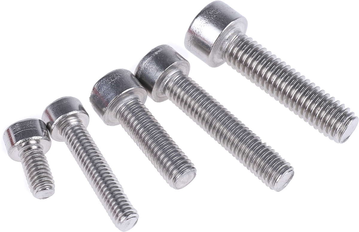 225-3363 RS PRO Stainless Steel 545 Piece Hex Socket Drive Machine Screw Drive Screw/Bolt Kit