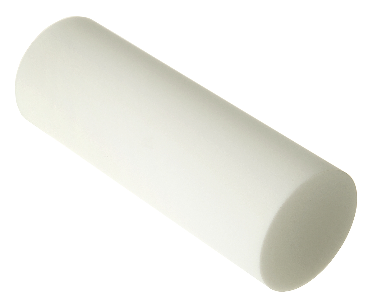 Goodfellow Ceramic Rod Machinable Glass Ceramic White, 100 mm L, 35 mm Diameter