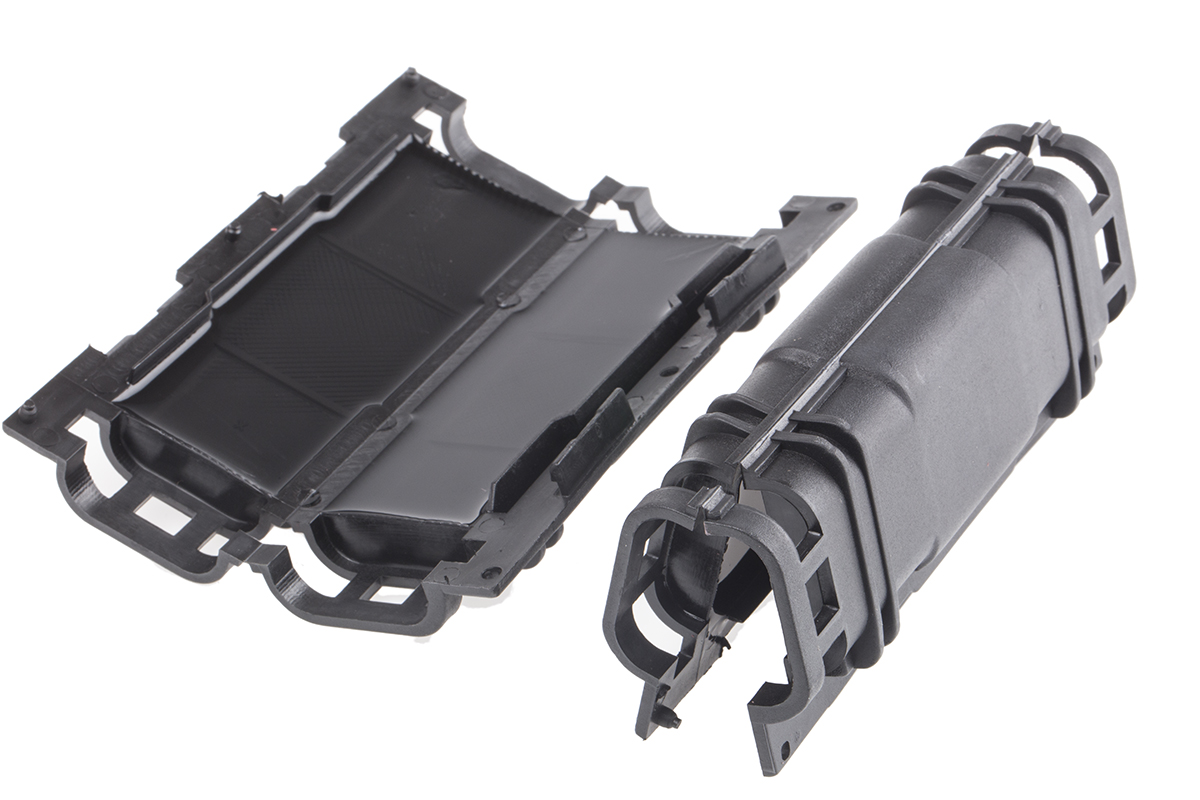 Raytech Rapid Joint Cable Joint Kit Multiple Branch Instructions, Plastic Fillers, Cable Ties, Pre Filled Enclosure With