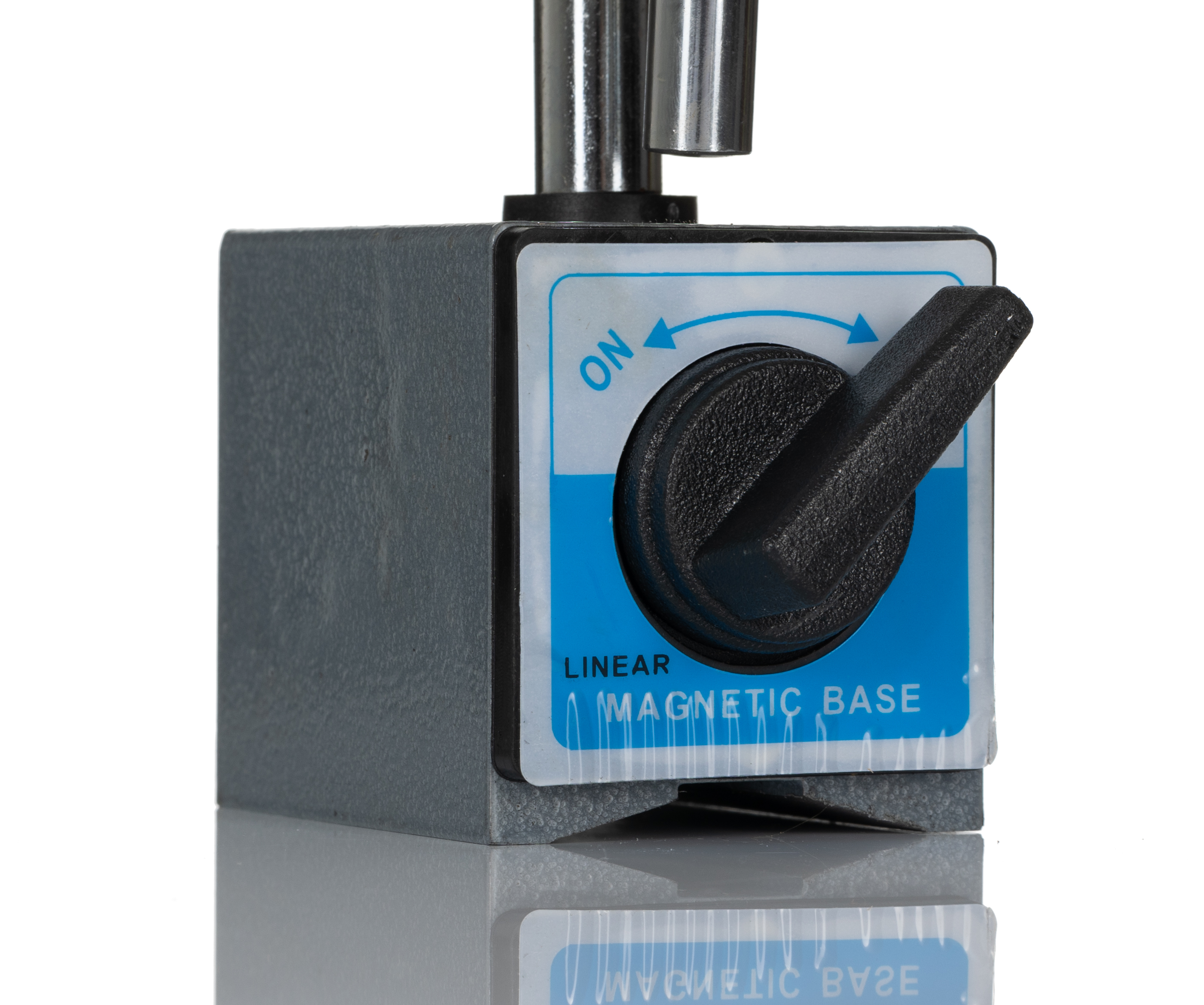 226-6250 RS PRO Metric 25 mm / 1 in Travel, 1 x Magnetic Base-MB-1, 1 x Plunger Digital Indicator Measuring Set