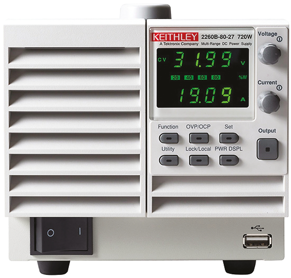 Keithley Digital Bench Power Supply, 5-Output 0 V to 800V, 720 W, 2.88 A Max