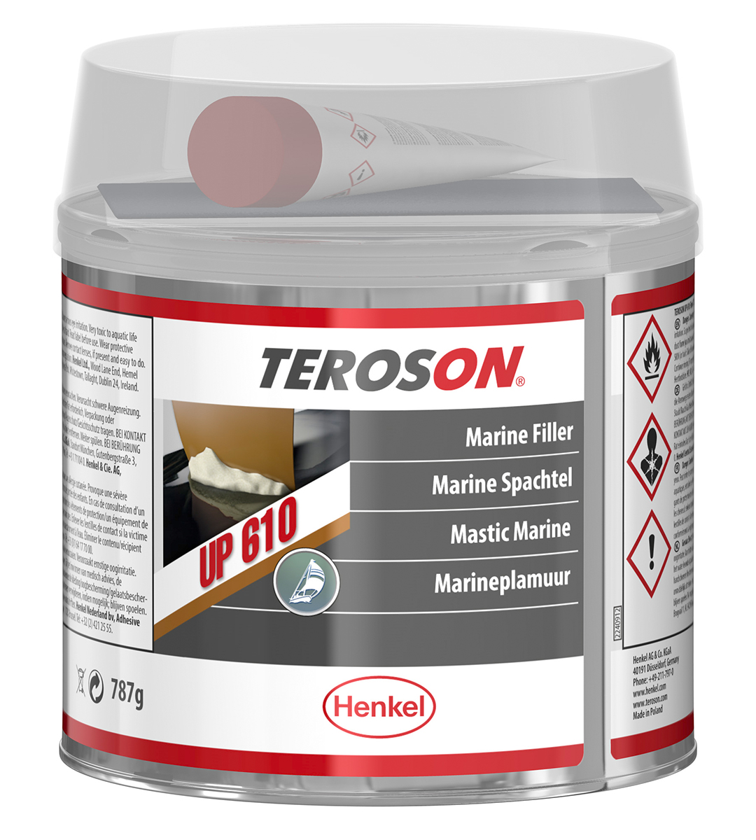 Teroson UP 610 White 180 ml Polyester Resin Tin