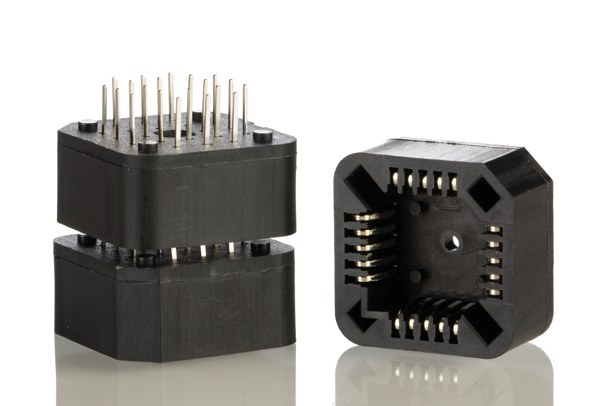RS PRO 1.27 mm Pitch 20 Way Through Hole PLCC IC Socket