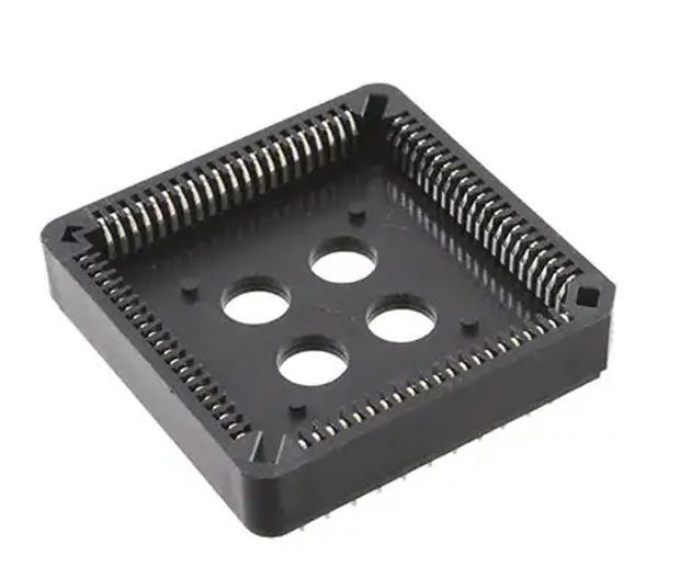 RS PRO 1.27 mm Pitch 84 Way Through Hole PLCC IC Socket