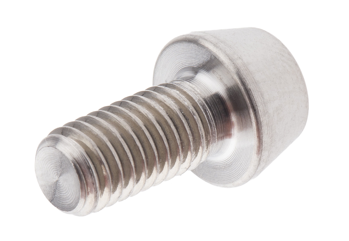 RS PRO Bright Zinc Titanium Hex Socket Cap Screw, Hex Socket, M5 x 10 mm