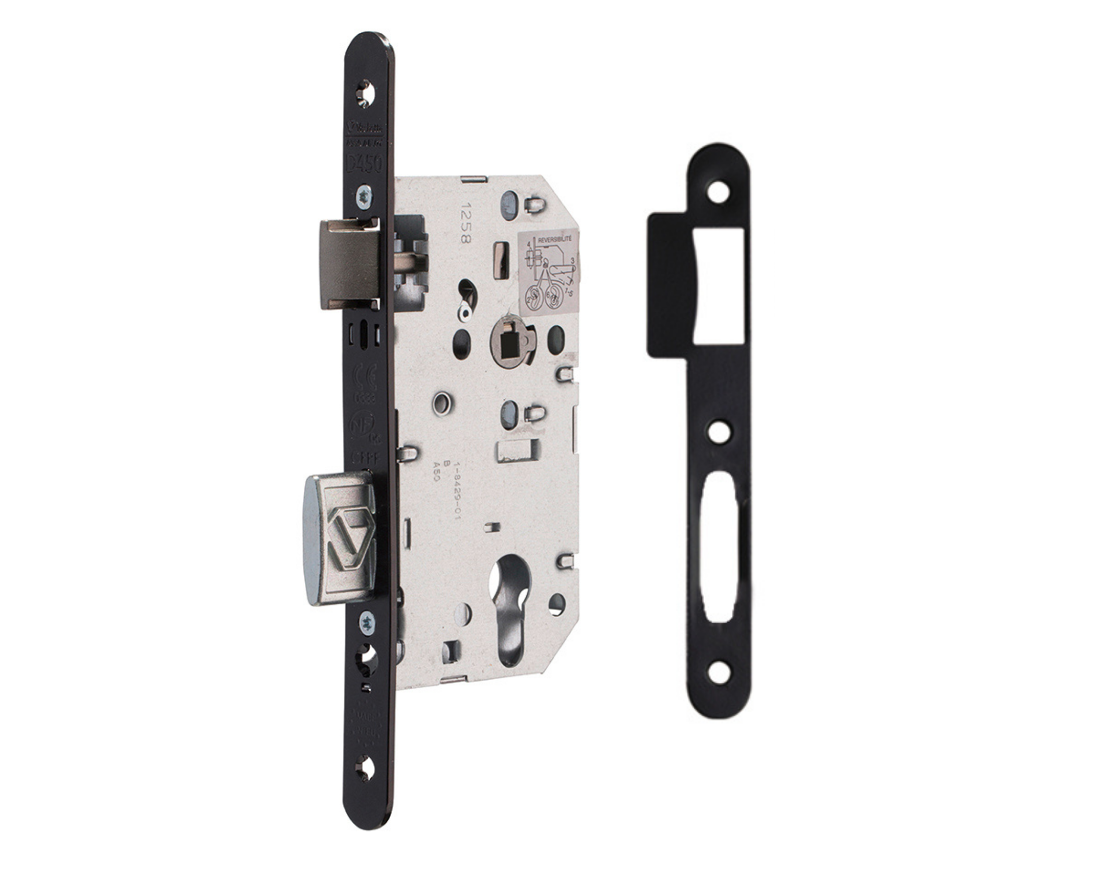Vachette Mortice Lock Cylinder, 0 Levers, 15000 Differs