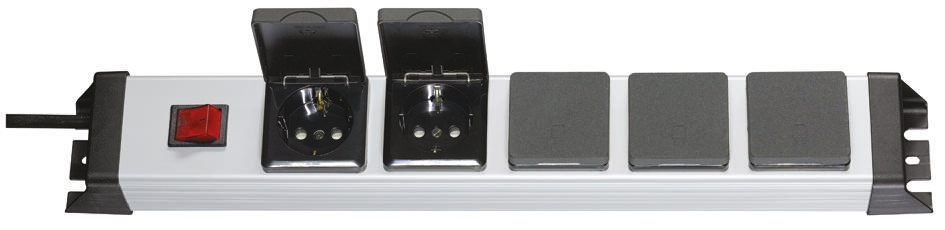 Kopp 1.4 m 5 Socket Type F Extension Socket, 25V ac, IP20