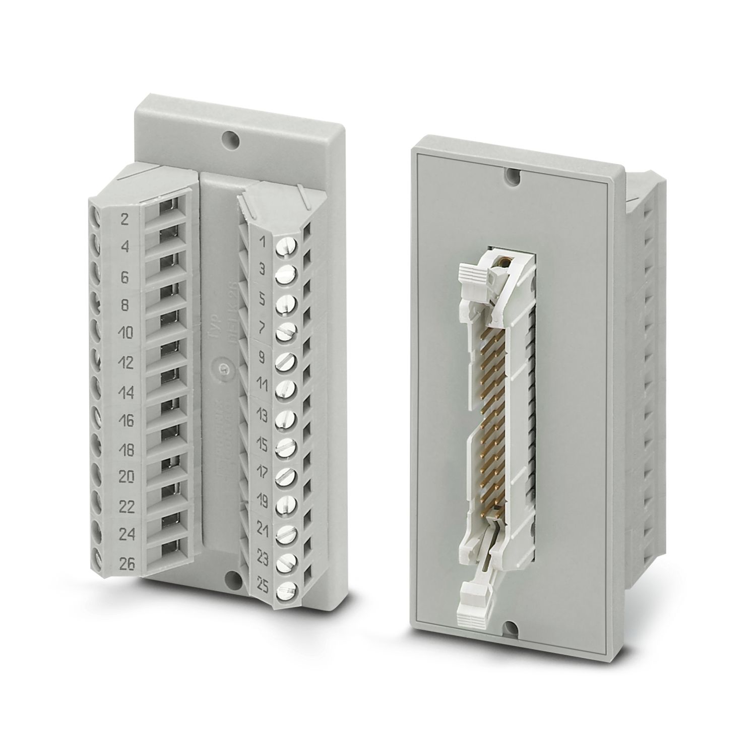 2280255 Phoenix Contact VARIOFACE Series 26-Contact Female Interface Module, IDC, FLK Connector, Rear, 26A