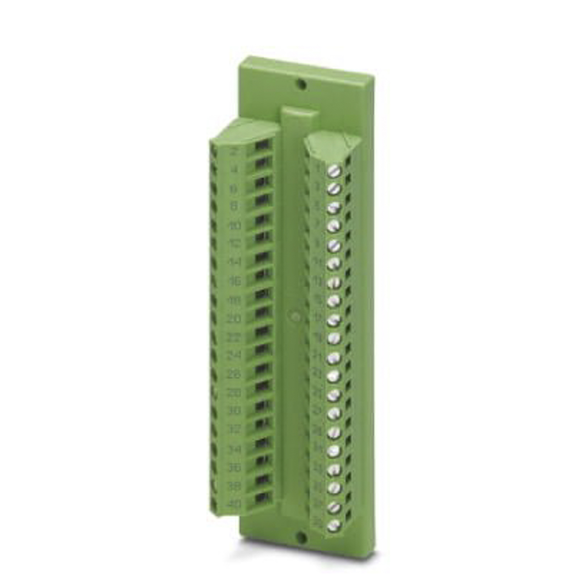 Phoenix Contact 40-Contact Male Non-Fuse DIN Rail Terminal, IDC Connector, Panel Mount, 40A