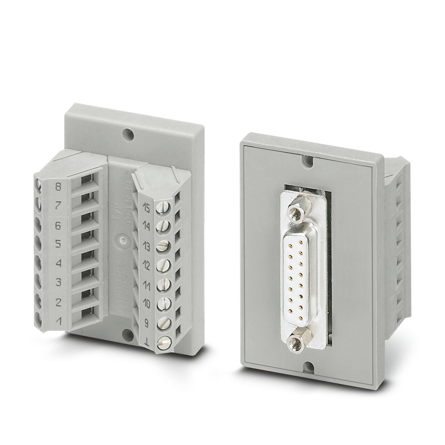 2280307 Phoenix Contact VARIOFACE Series 15-Contact Female Interface Module, D-Sub Connector, Rear, 2.5A