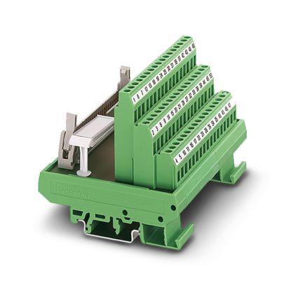 Phoenix Contact VARIOFACE Series 40-Contact Male Interface Module, Flat Ribbon Cable Connector, DIN Rail, 1A