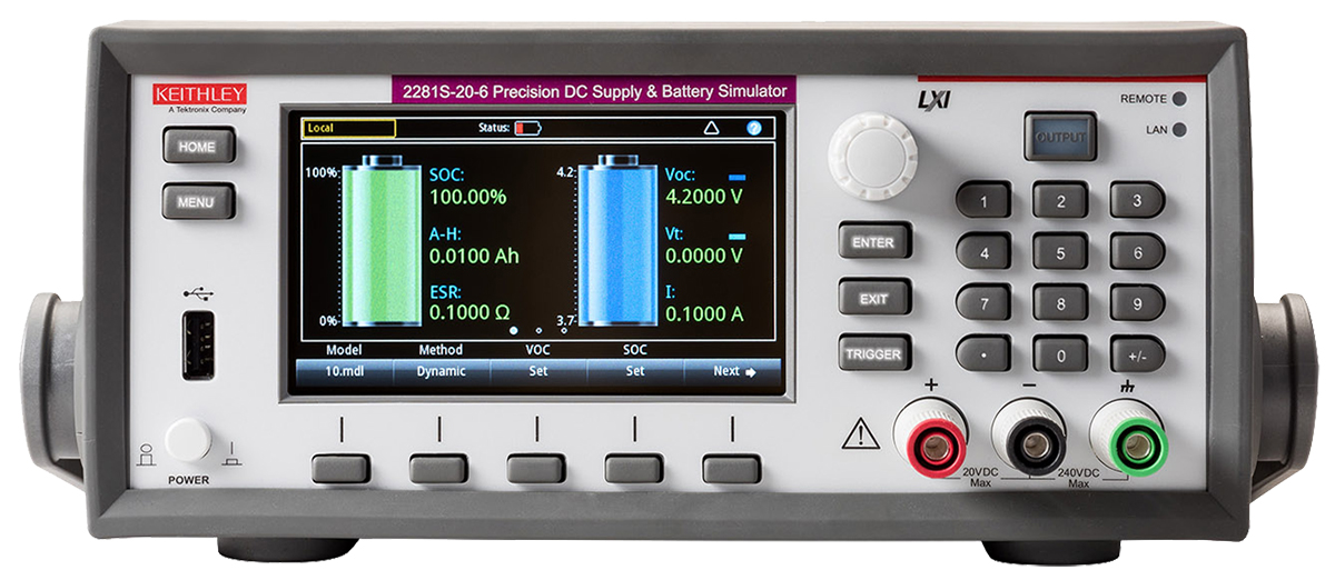 Keithley Digital Bench Power Supply, 1-Output 0 V ac to 20V, 120 W, 6 A Max
