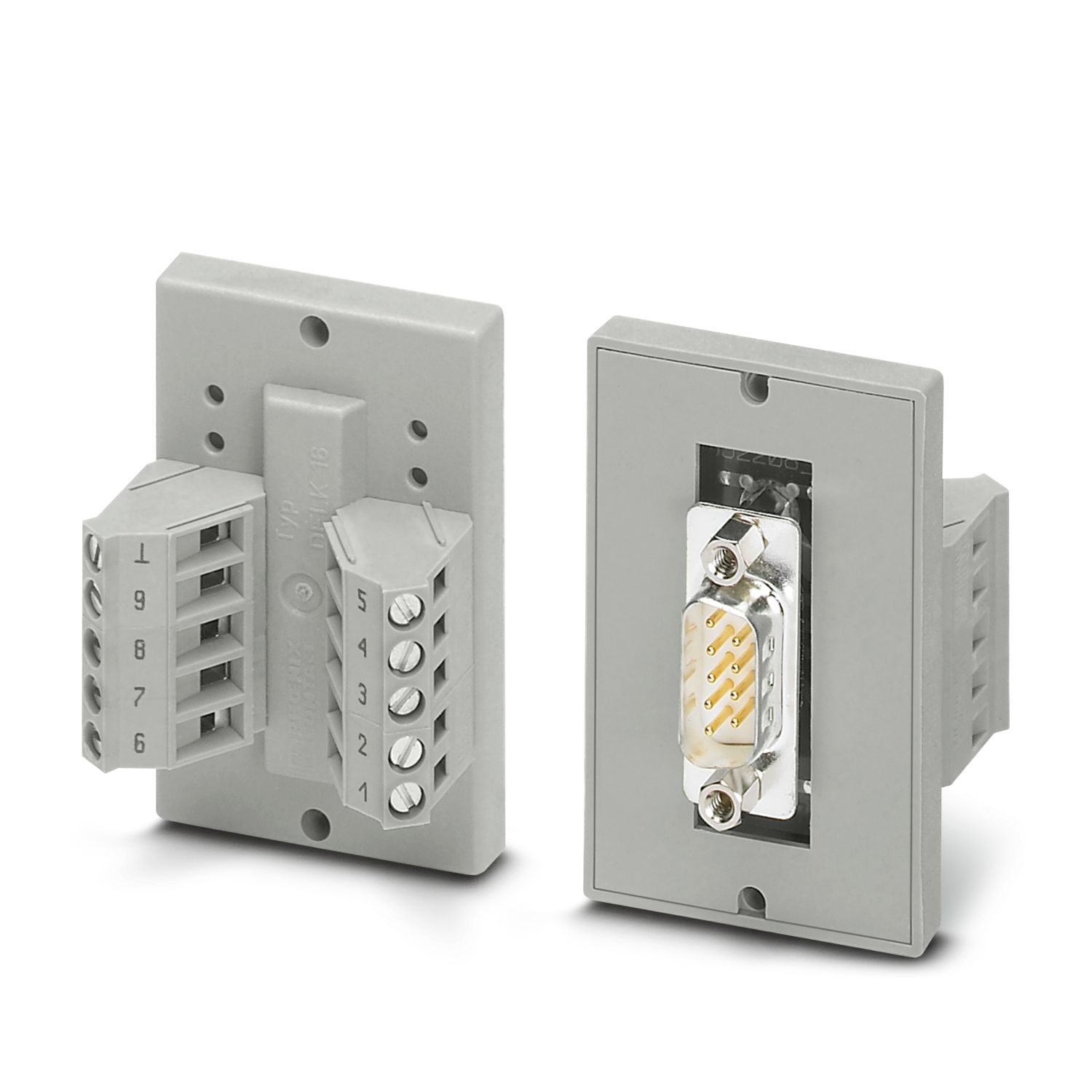 2283870 Phoenix Contact VARIOFACE Series 9-Contact Female Interface Module, D-Sub Connector, Rear, 2.5A