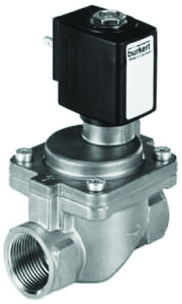 Burkert Solenoid Valve 228390, 2 Port, NO, 24V dc