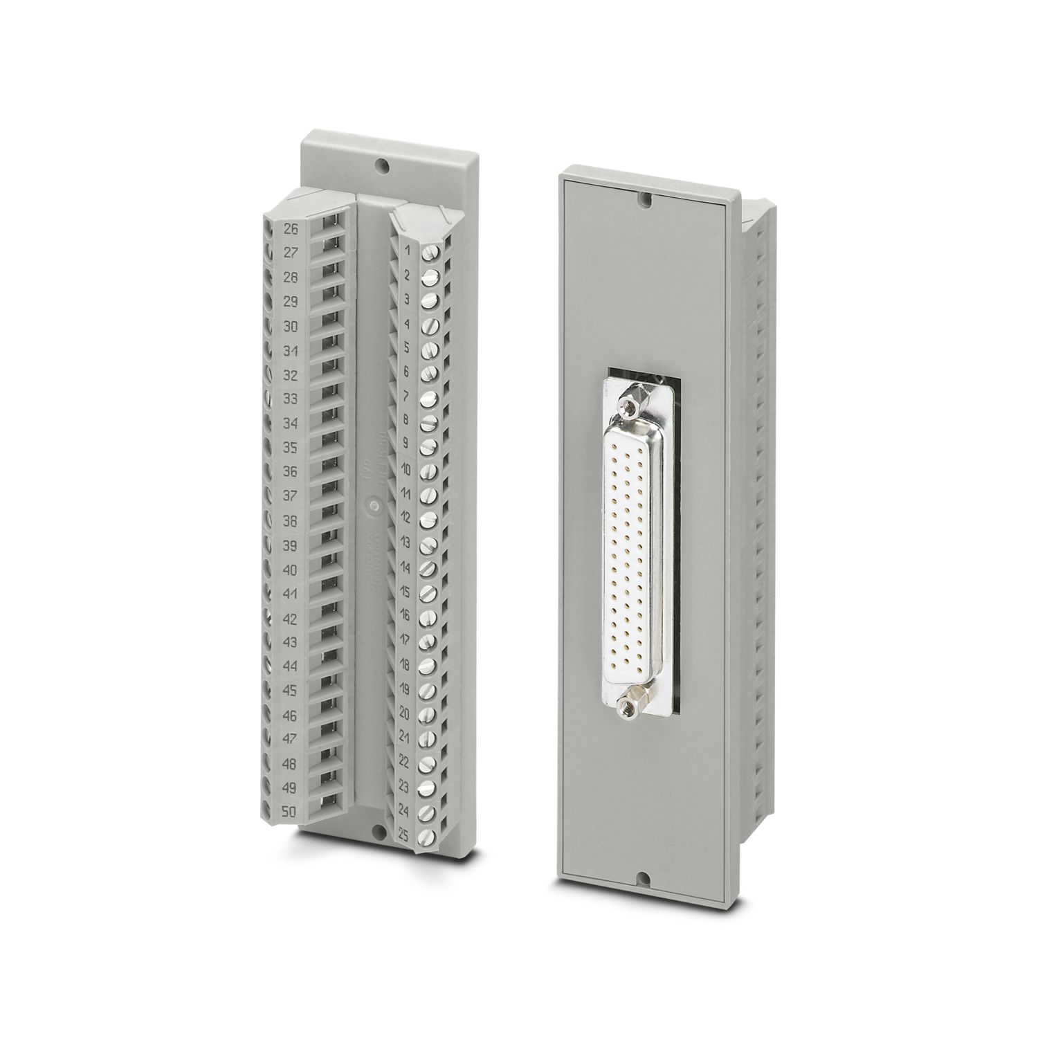 2287669 Phoenix Contact VARIOFACE Series 50-Contact Female Interface Module, D-Sub Connector, Rear, 2.5A