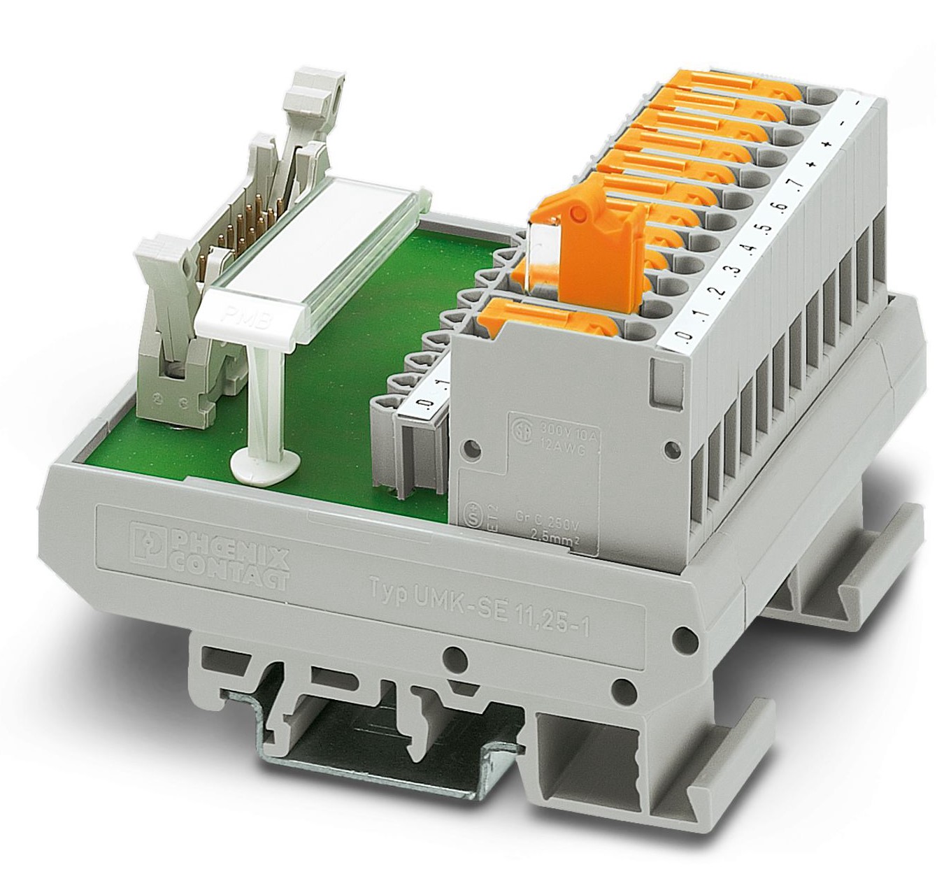 Phoenix Contact VARIOFACE Series Male Interface Module, DIN Rail, 3A
