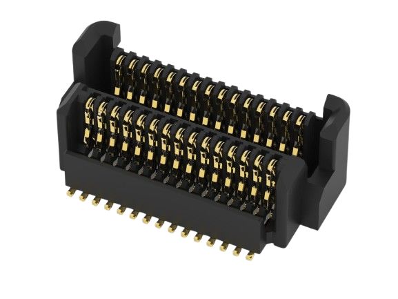 TE Connectivity 2291 Series Vertical Board PCB Header, 30-Contact, 2 Row, 0.5 mm Pitch Surface Mount