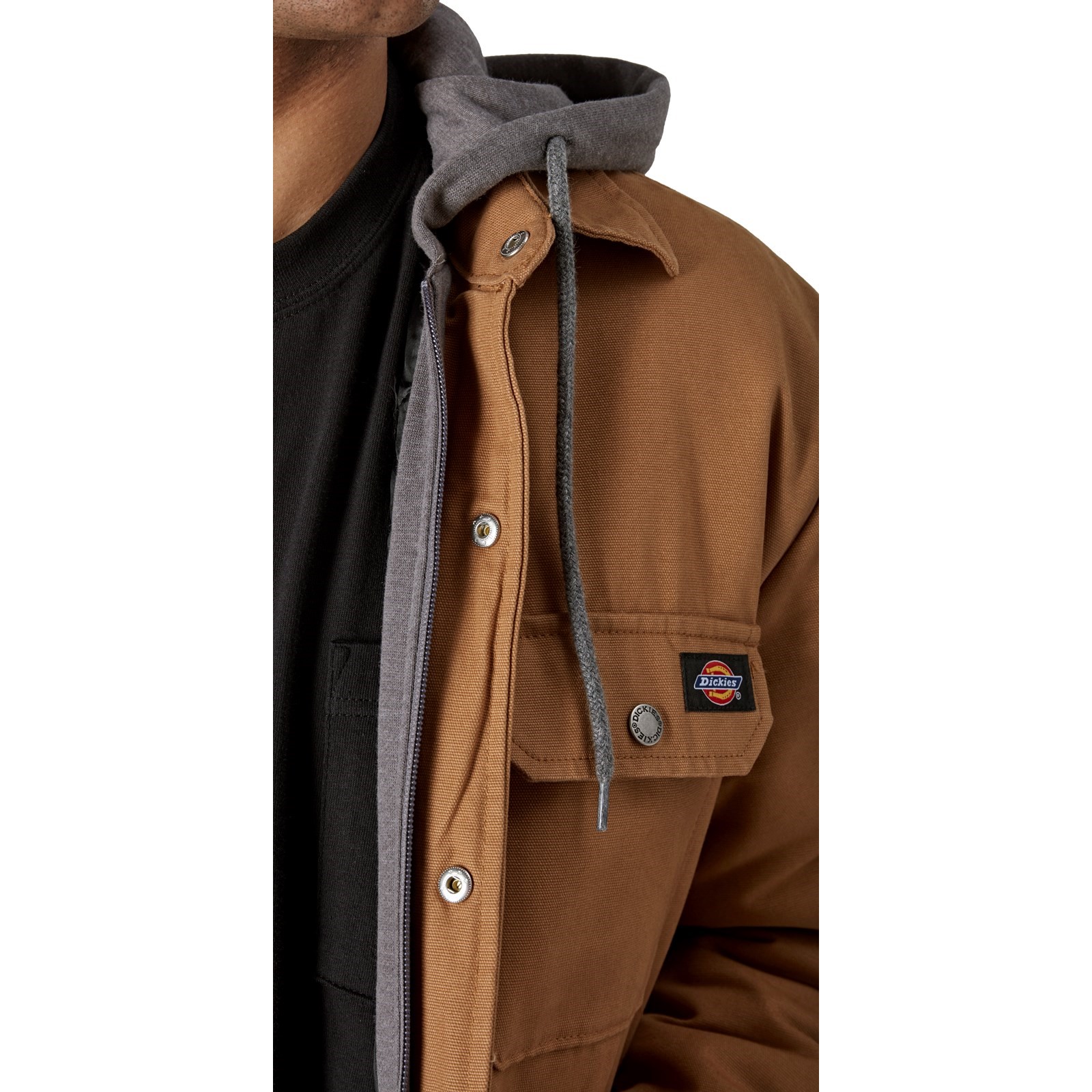 dk0a4xtibd01 Dickies DK0A4XTI Brown Shirt, UK XXL, EU XXL