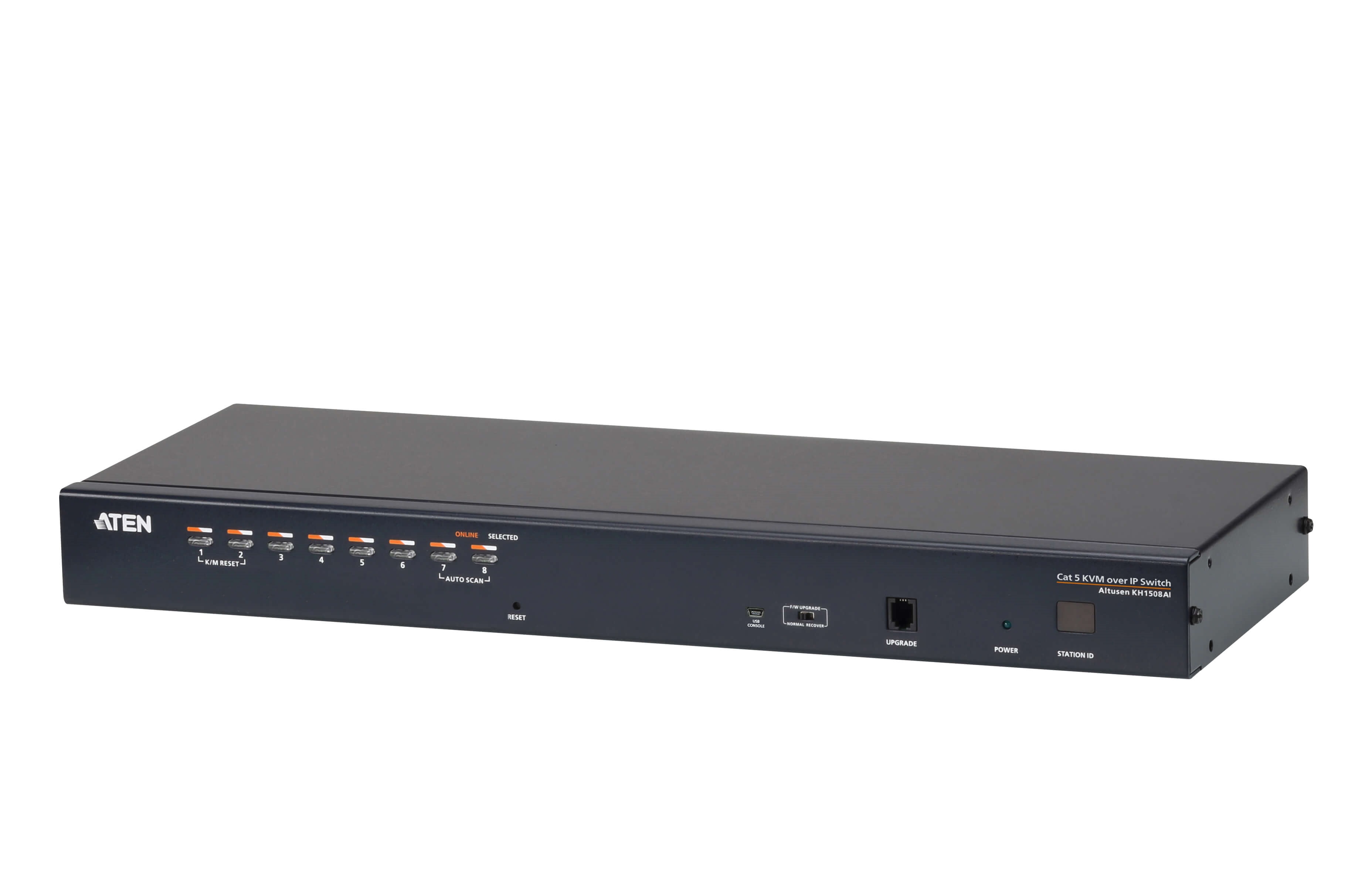 Aten 4 Port Quad Monitor USB HDMI KVM Switch, 3.5 mm Jack 1920 x 1200 Maximum Resolution