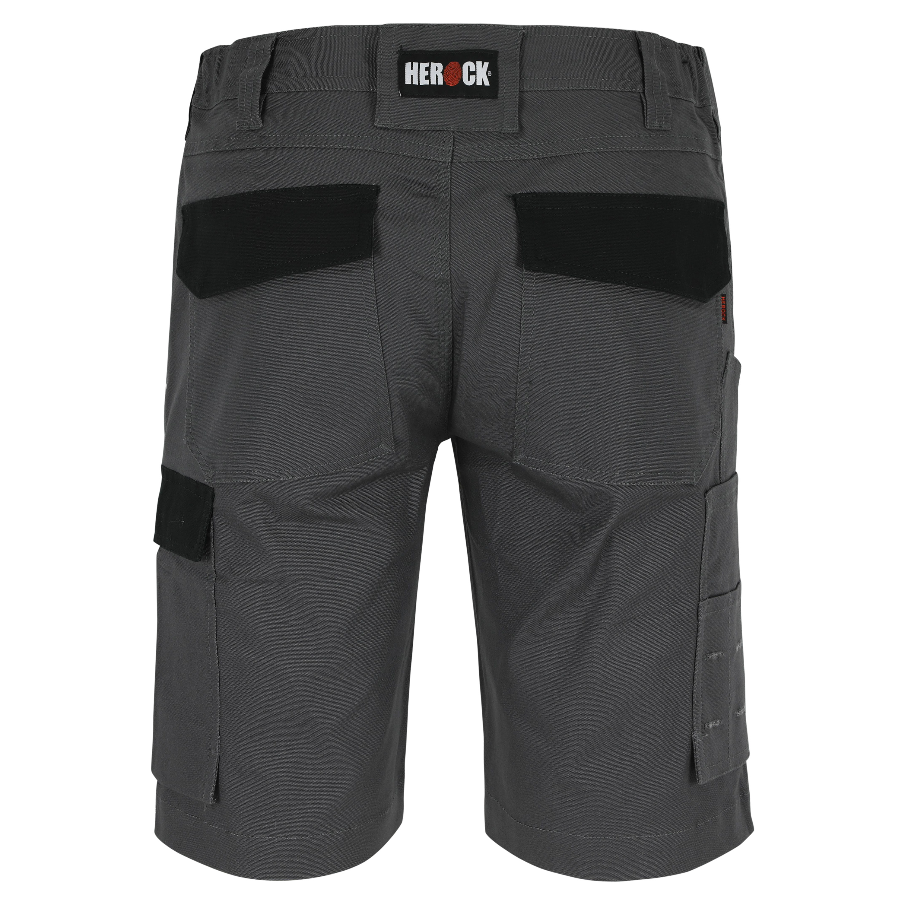 22mbm2101an-42 Herock 22MBM2101 Grey, Black Cotton, Elastane Work Shorts, 42 in