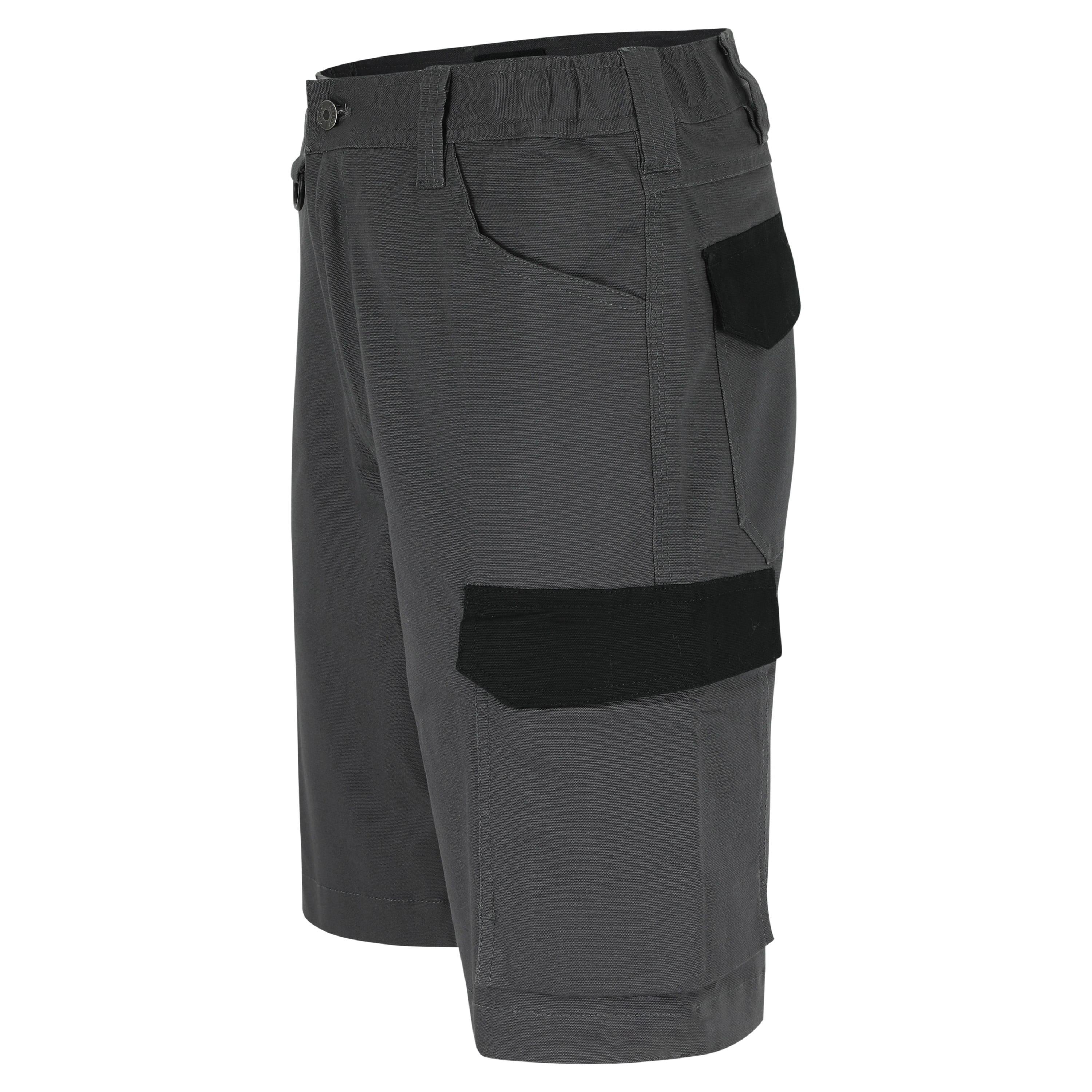 22mbm2101an-42 Herock 22MBM2101 Grey, Black Cotton, Elastane Work Shorts, 42 in