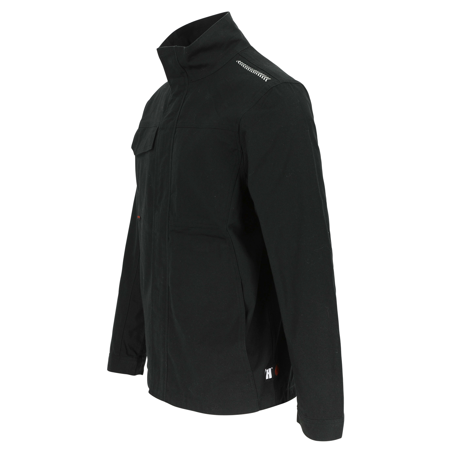 22mjc2101bk-s Herock 22MJC2101 Black, Stretch Jacket Zipper Under Flap, S 1 EA