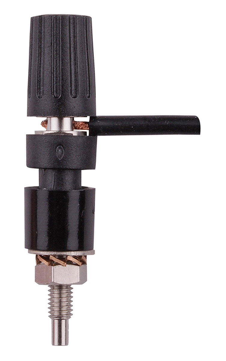 230290-21 Staubli 15A Binding Post With Brass Contacts and Nickel Plated - 2 mm Hole Diameter