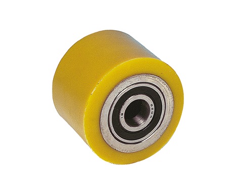 Guitel Hervieu Steel Yellow, Grey Trolley Wheel, 300 kg