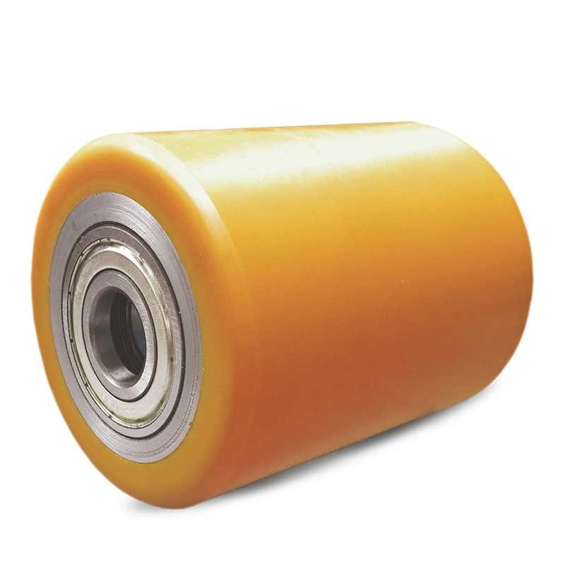 Guitel Hervieu Steel Grey, Yellow Trolley Wheel, 600 kg