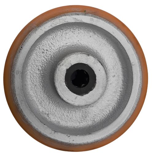 Guitel Hervieu Cast Iron Yellow, Grey Trolley Wheel, 230 kg