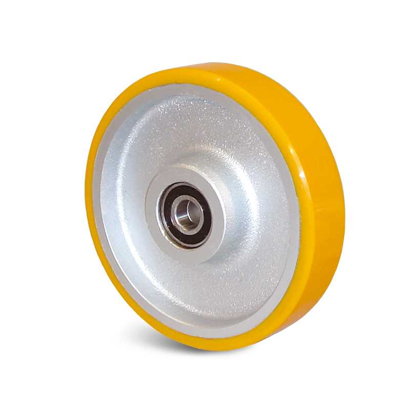 Guitel Hervieu Cast Iron Yellow, Grey Trolley Wheel, 280 kg