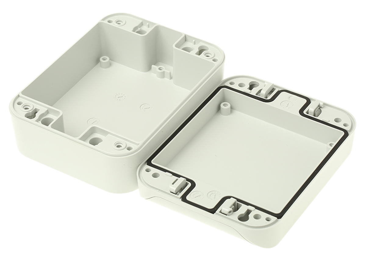 230090000 OKW StarCASE Series Grey ABS Enclosure, IP66 50 mm, 120 mm, 90 mm