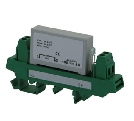 RS PRO RM1D Series Solid State Relay, 4 A Load, DIN Rail Mount, 60 V Load, 32V Control