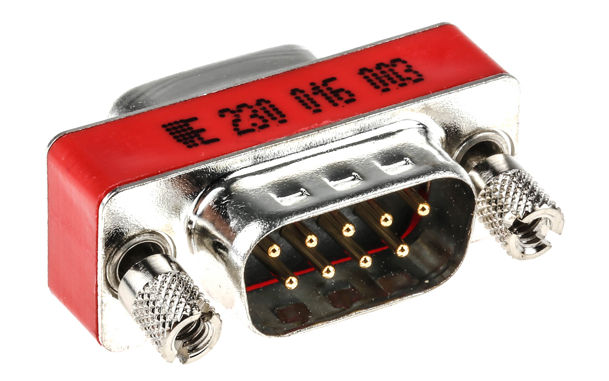 Wurth Elektronik D-Sub Adapter 9-Way D-Sub to Male Male 9-Way D-Sub Female Female