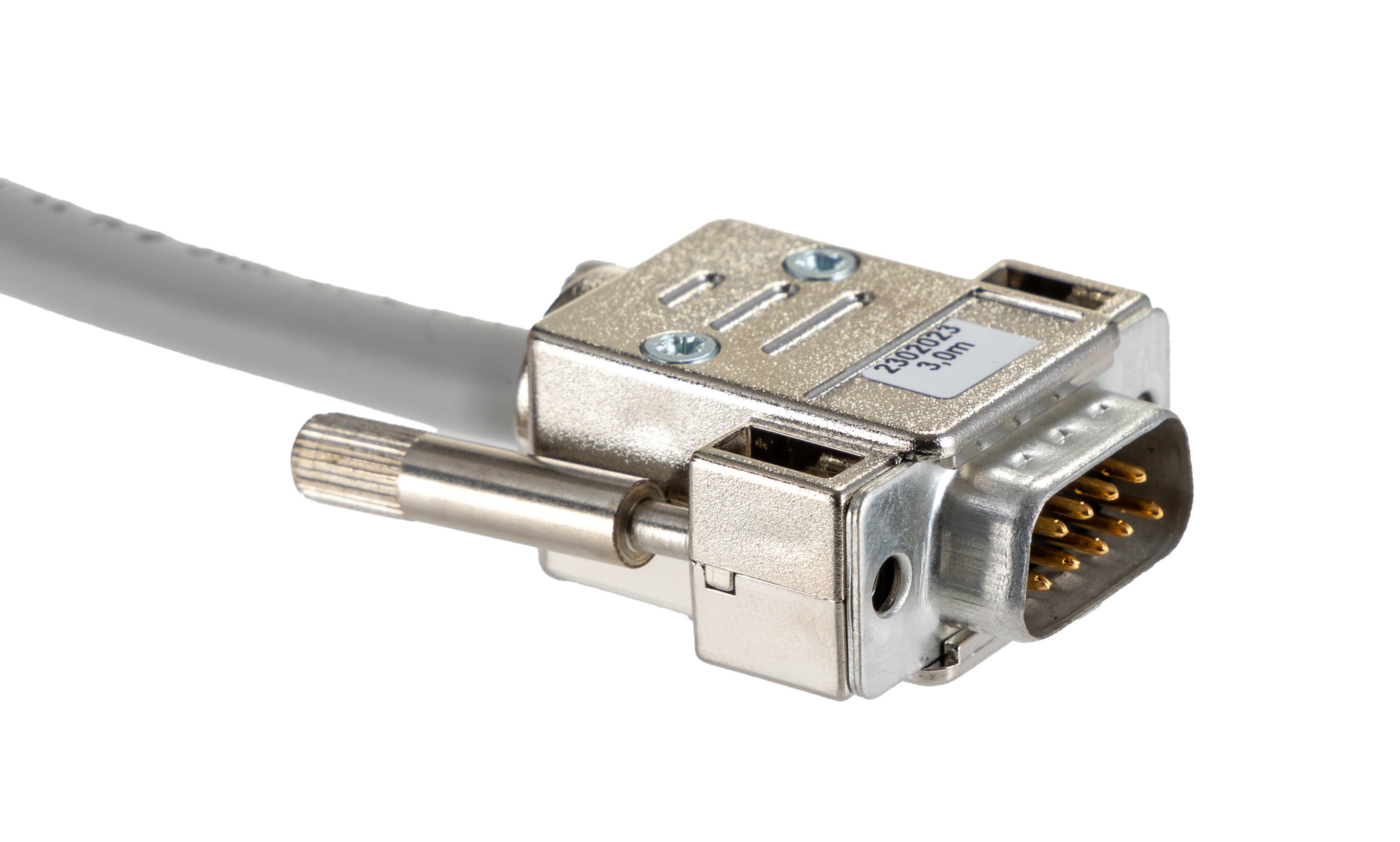 2302023 Phoenix Contact Female D-Sub 9-Pin to Male D-Sub Male Cable, 3 m Polyvinyl Chloride, CABLE-D 9SUB/B/S/300/KONFEK/S