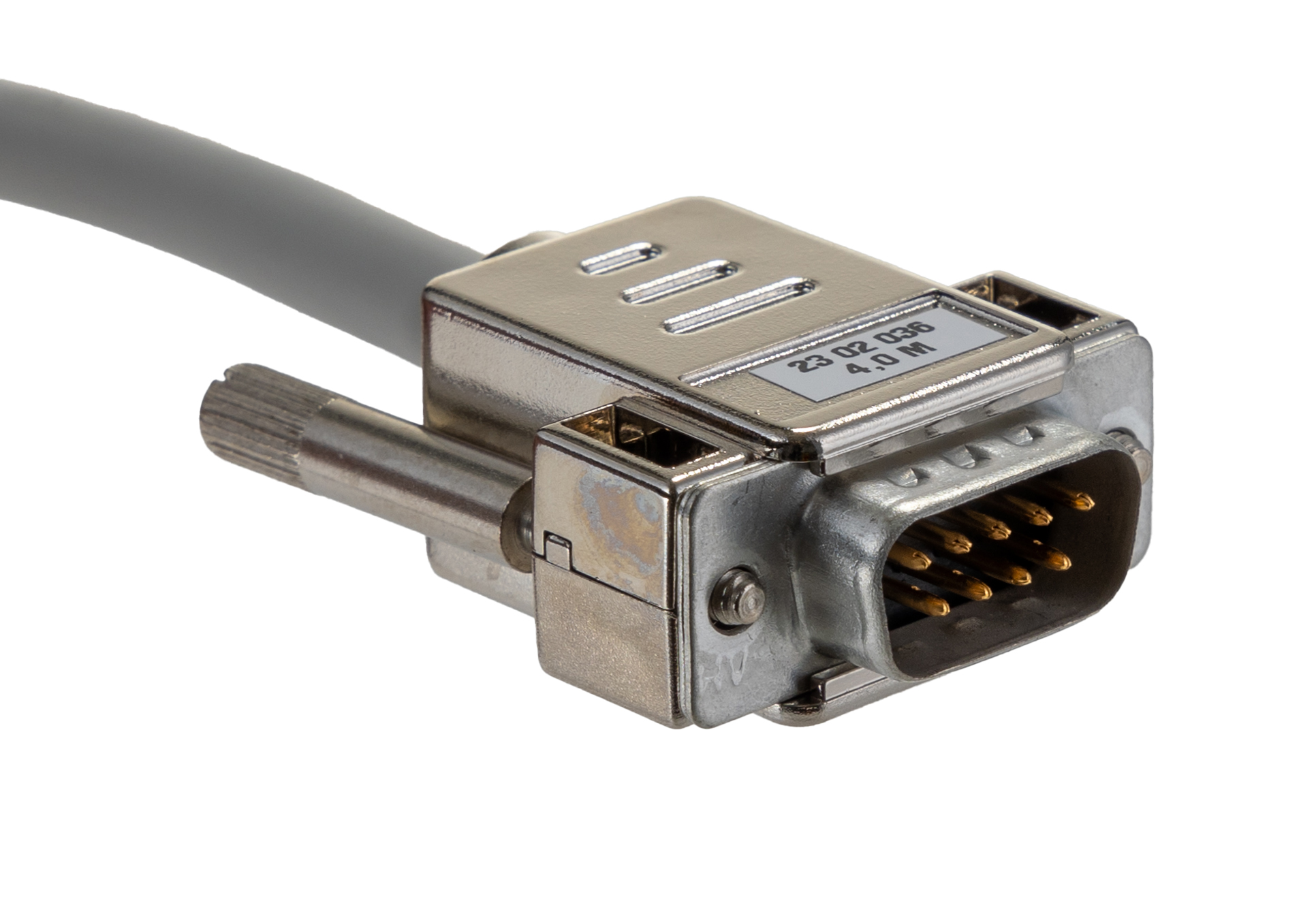 2302036 Phoenix Contact Female D-Sub 9-Pin to Male D-Sub Pin Strip Cable, 4 m Polyvinyl Chloride, CABLE-D 9SUB/B/S/400/KONFEK/S