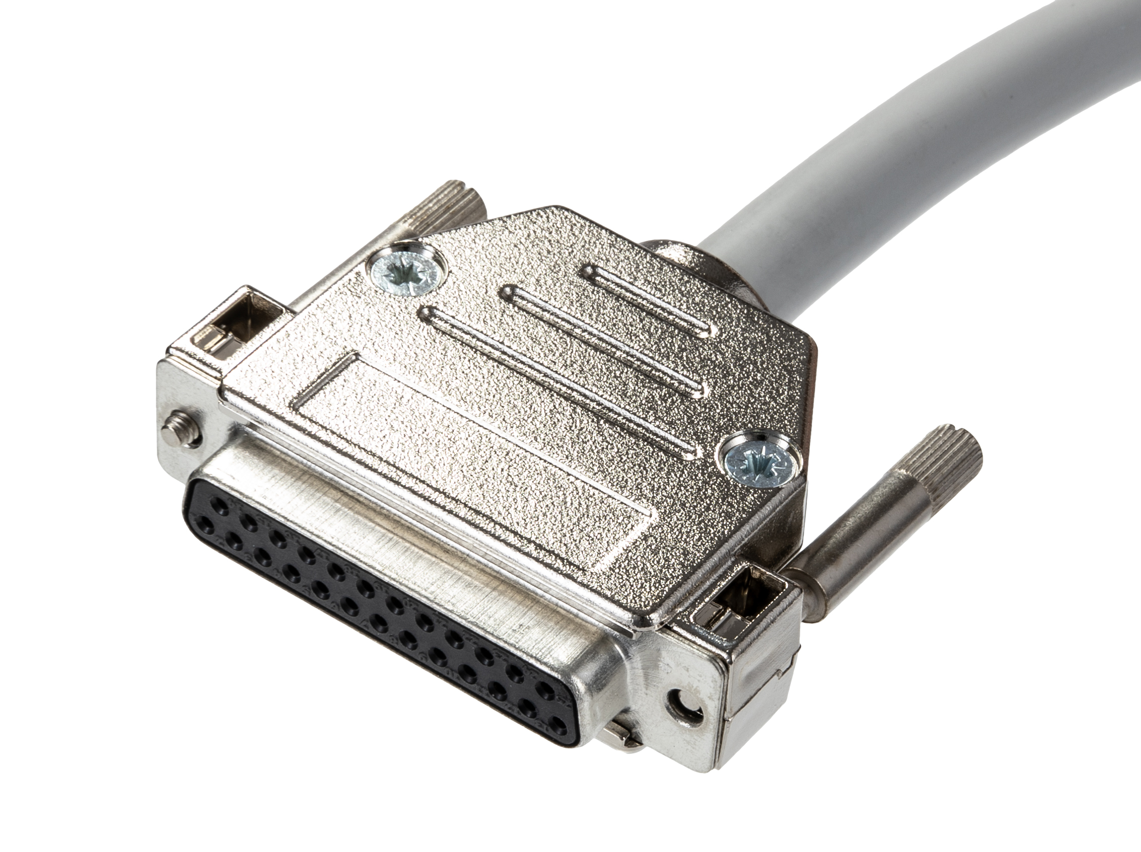 2302120 Phoenix Contact Female D-Sub 25-Pin to Male DB25 Cable, 0.5 m Polyvinyl Chloride, CABLE-D25SUB/B/S/ 50/KONFEK/S Series