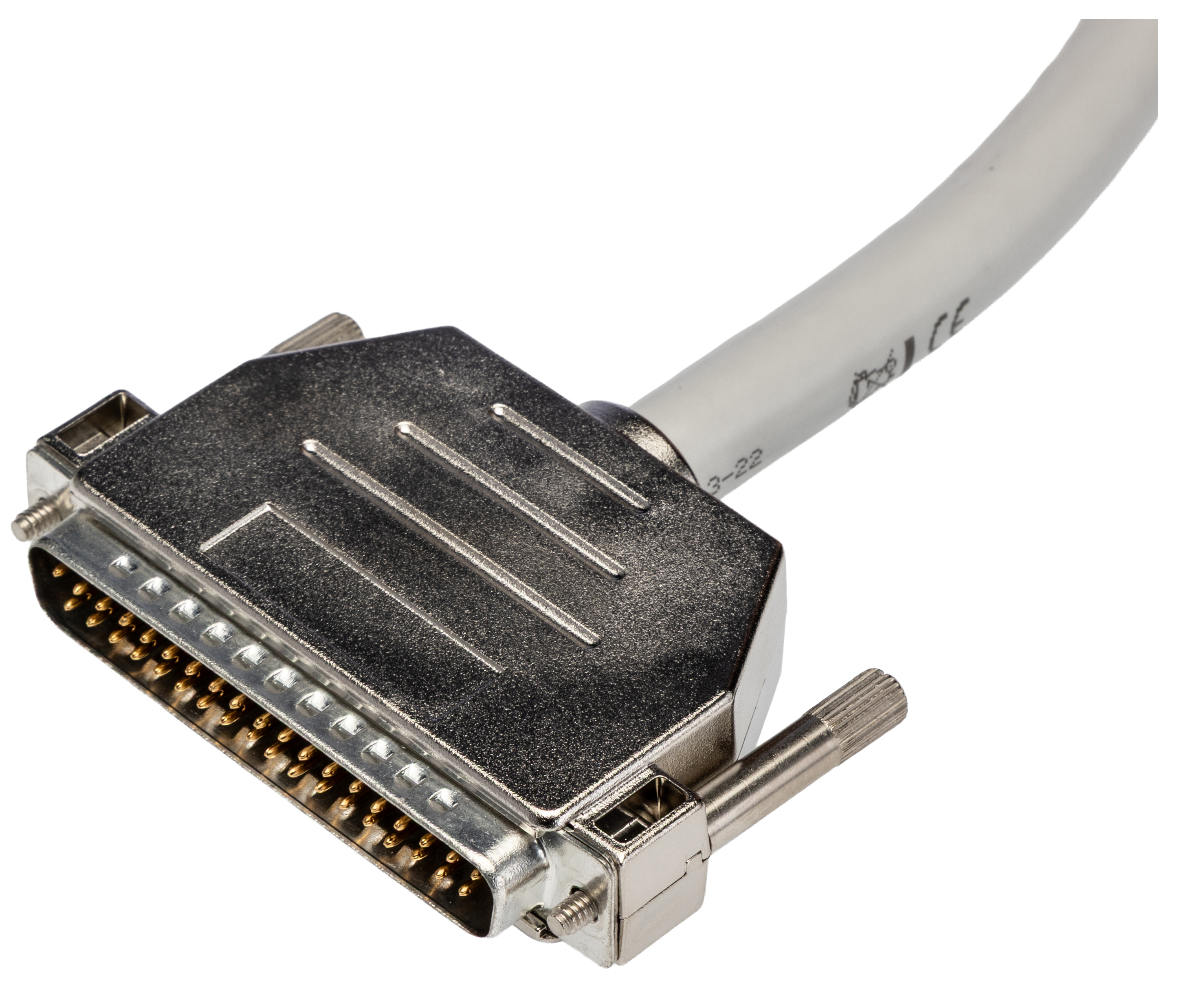 2302214 Phoenix Contact Female D-Sub 37-Pin to Male D-Sub Pin Strip Cable, 1.5 m Polyvinyl Chloride,