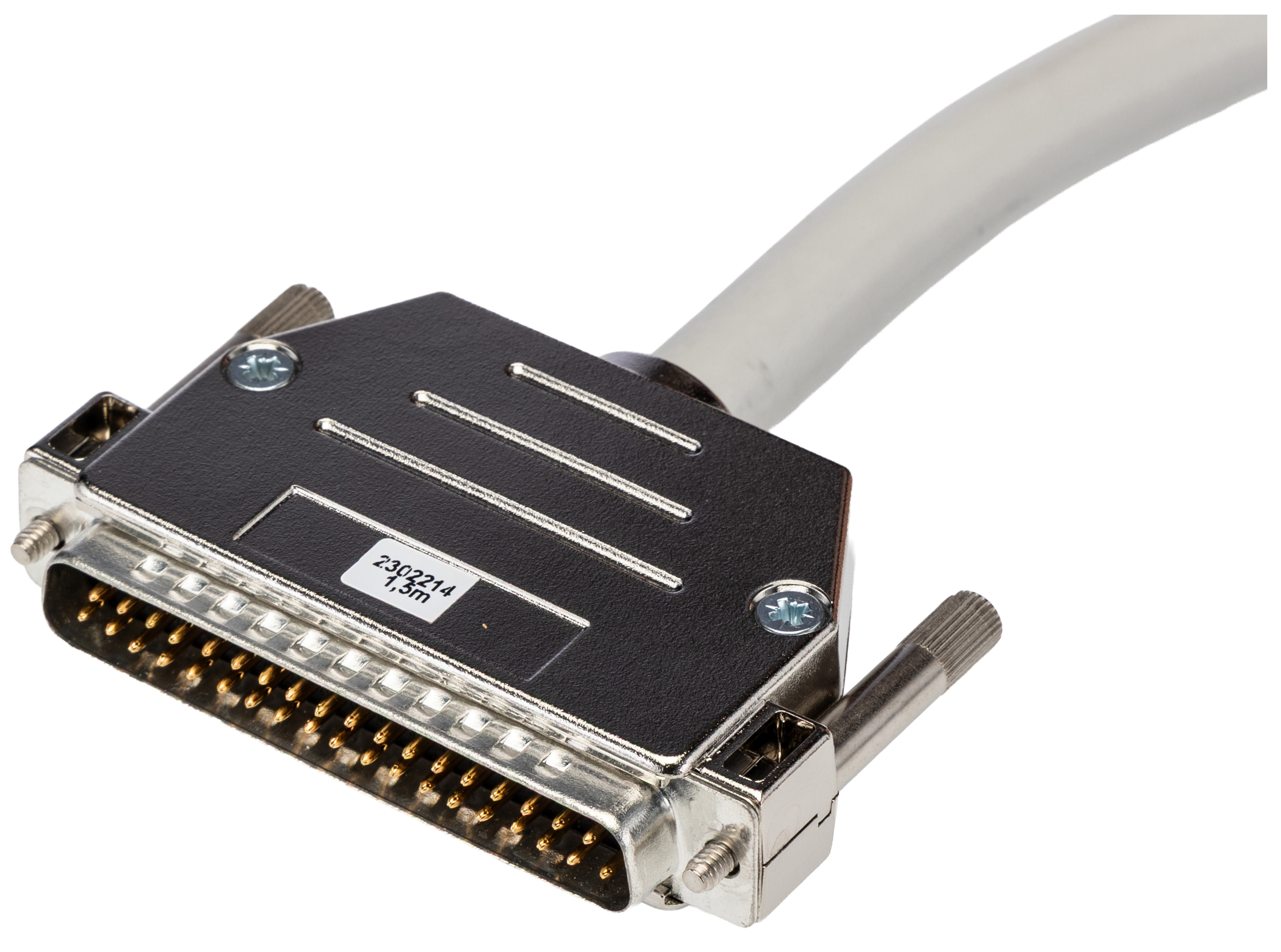 2302214 Phoenix Contact Female D-Sub 37-Pin to Male D-Sub Pin Strip Cable, 1.5 m Polyvinyl Chloride,