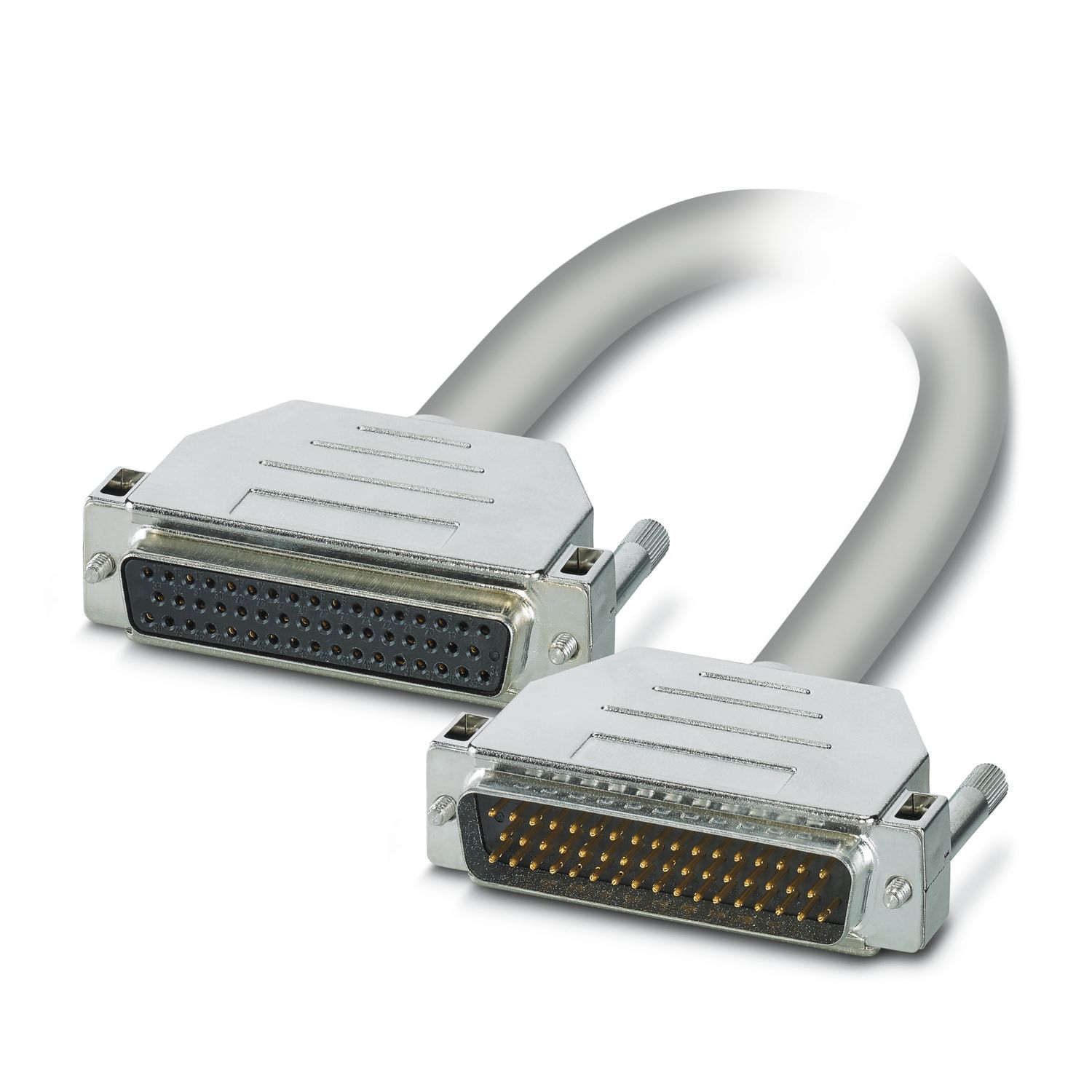 Phoenix Contact D-Sub 50-Pin D-Sub 50-Pin Serial Cable, 0.5 m Semi-Rigid Polyvinyl Chloride, D50SUB Series