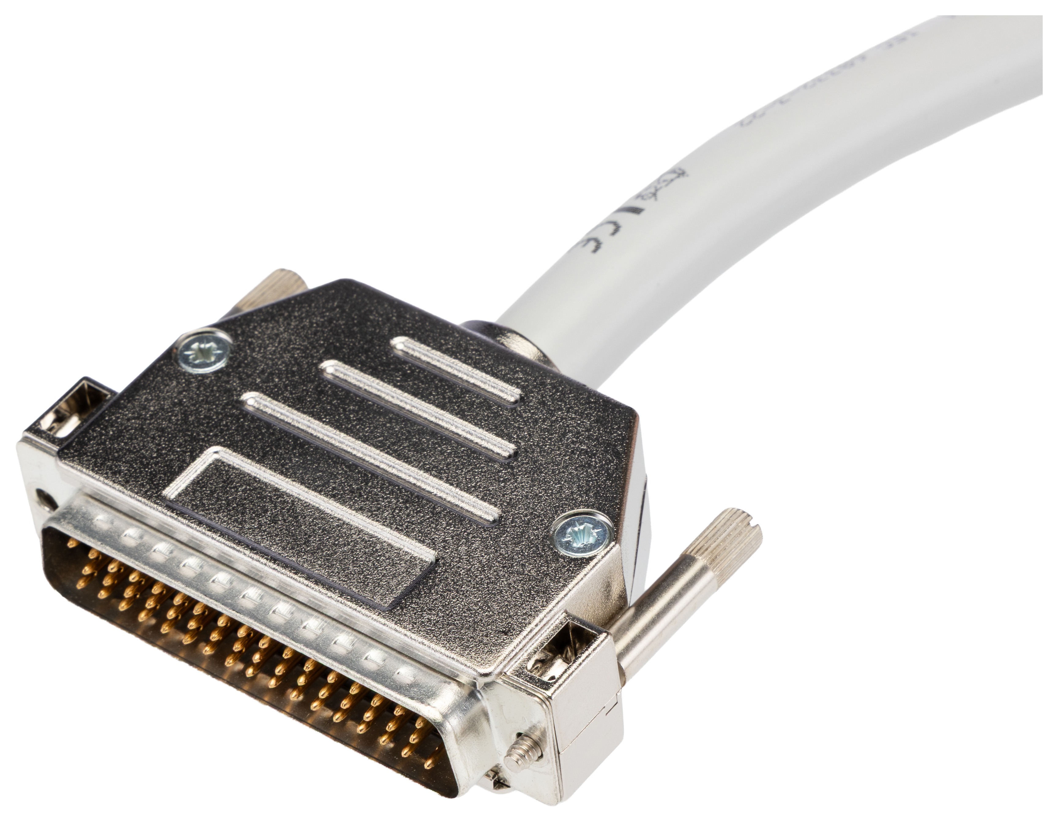 2305693 Phoenix Contact Male D-Sub 50-Pin to Male DB50 Cable, 1 m Polyvinyl Chloride, CABLE-D50SUB/S/S/100/KONFEK/S Series