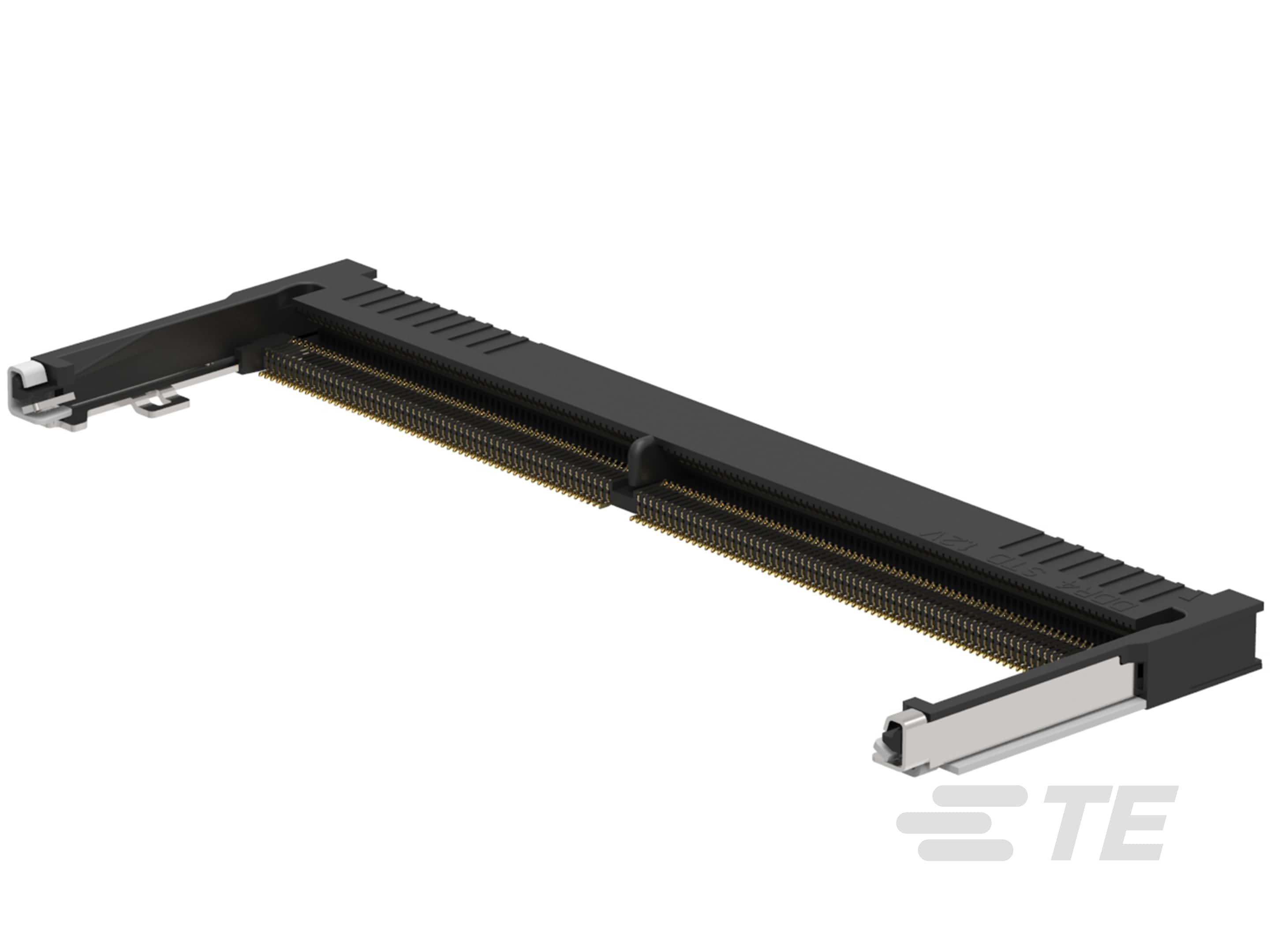 TE Connectivity 0.5 mm Pitch 260 Way, Right Angle Board Mount DDR4 DIMM Socket ,1.2V, 0.5A
