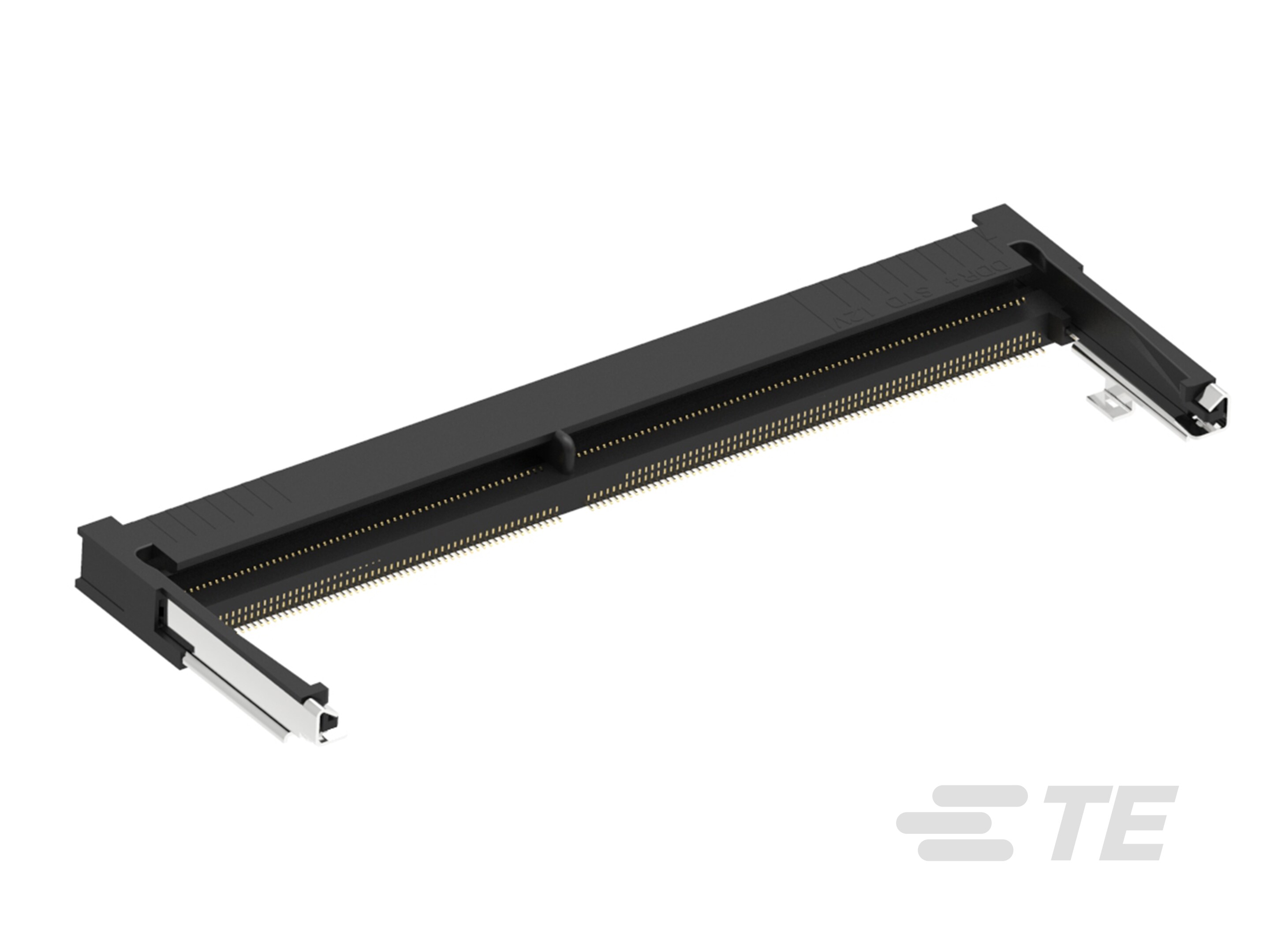 TE Connectivity 0.5 mm Pitch 260 Way, Right Angle Board Mount DIMM Socket ,1.2V, 5A