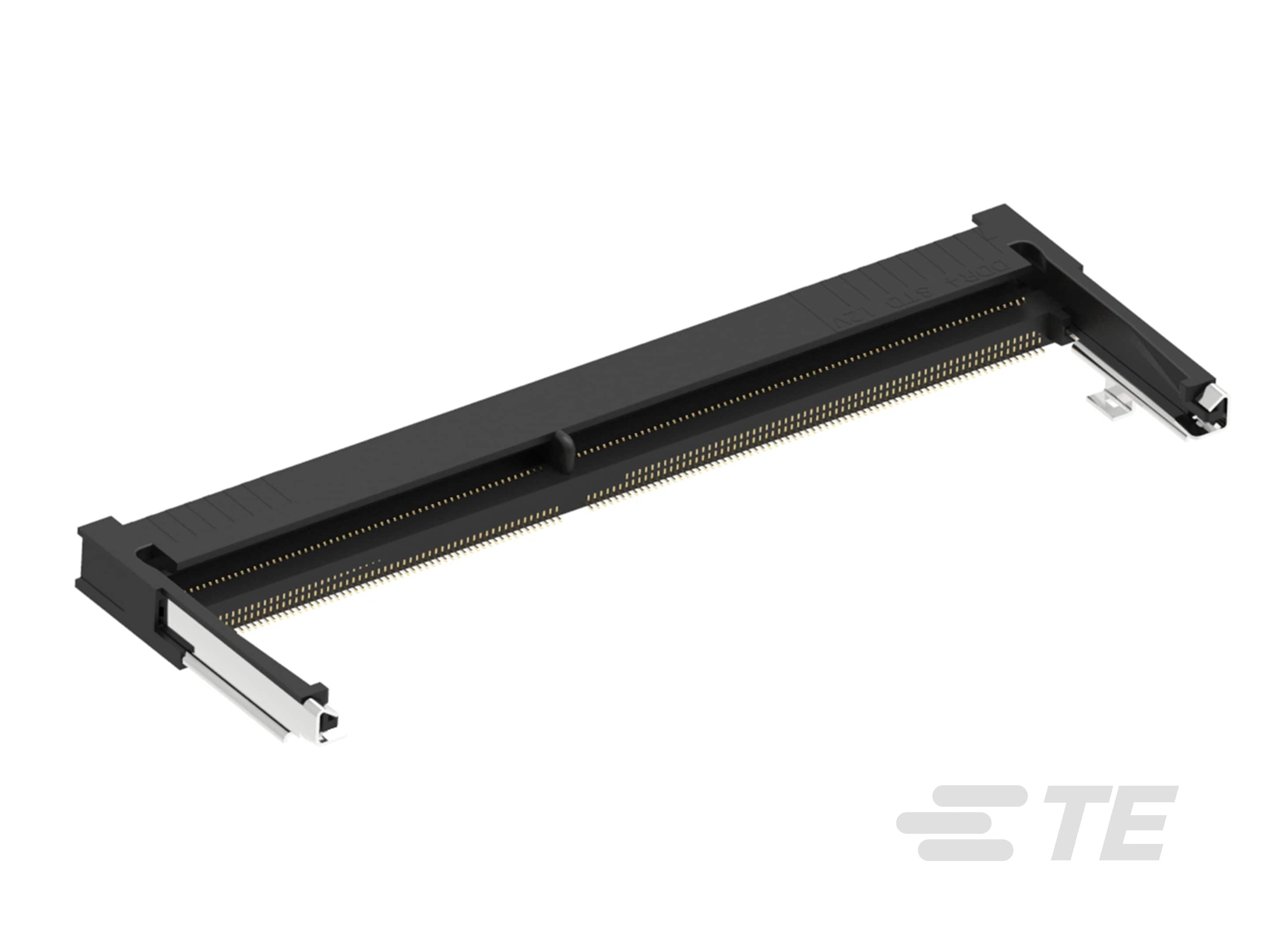 TE Connectivity 0.5 mm Pitch 260 Way, Right Angle Board Mount DIMM Socket ,1.2V, 500mA