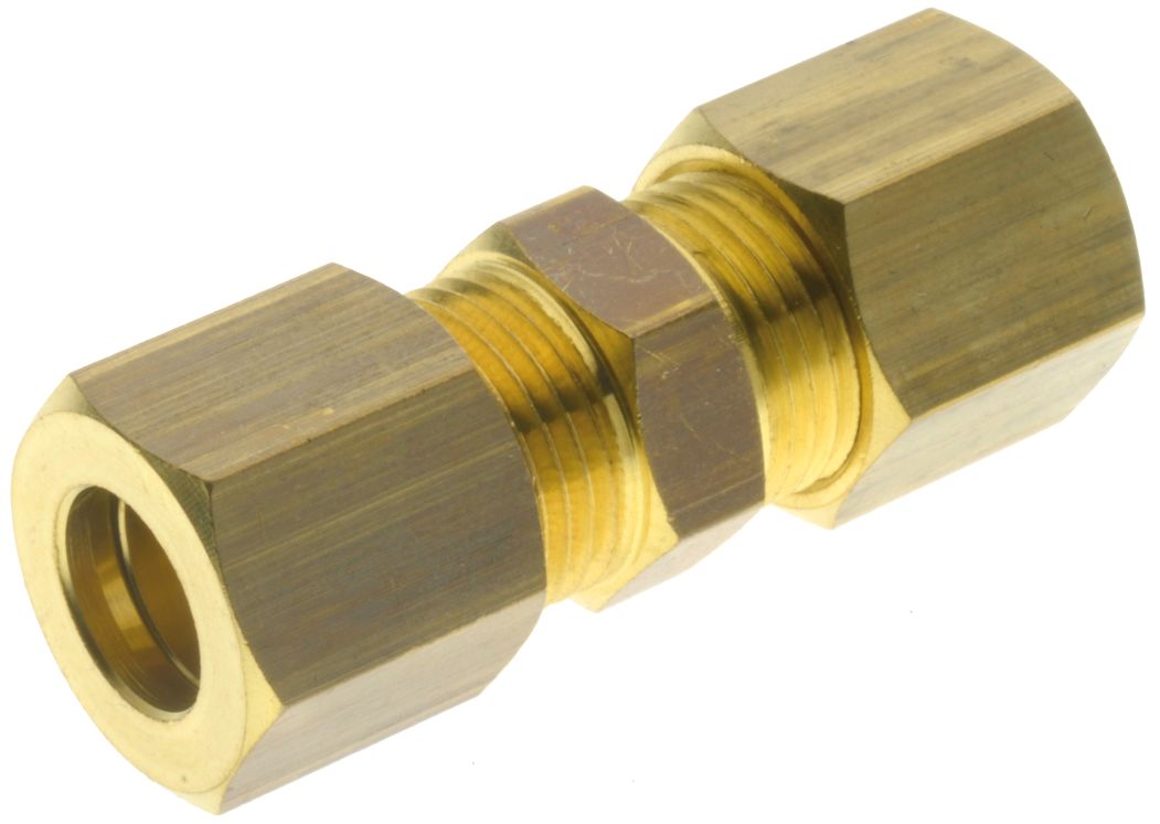 RS PRO Brass Push Fit Fitting Metric Connector M14 Female 14 mm Female