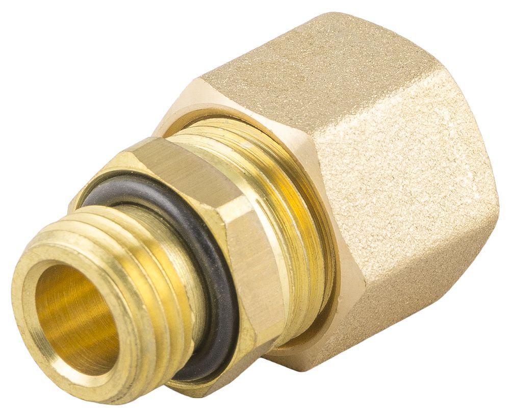 RS PRO Threaded Fitting, Straight Threaded Threaded Adapter, Female Metric M14 Female to Male British Standard Parallel