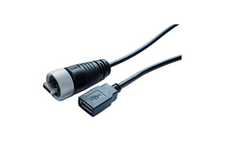 RS PRO IC Socket USB Cable, Male USB Type A to Female, USB 2.0 USB Type A, Black, 2 m